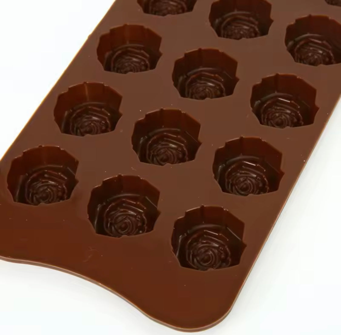 Flowers Shaped Silicone Chocolate Mold, Cake Decoration Tool, Reusable Rose Flower Chocolate Mold Flowers Shaped Silicone Chocolate Mold, Cake Decoration Tool, Reusable Rose Flower Chocolate Mold